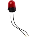 Werma EM 230 Series Red Beacon 230V dc Steady Panel Mount LED Light 230.100.55