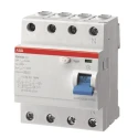 ABB F200 Series Residual Current Circuit Breaker 100A 4-Pole 300mA Type A 1kA Breaking 2CSF204201R3900 F204 A S-100/0,3