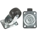 Tente Swivel Castor 125 kg Load Capacity 80 mm Polypropylene Wheel 3360POO080P62