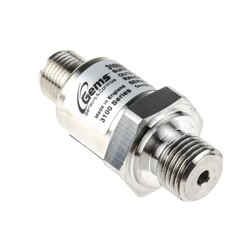 Gems Sensors 3100 Series Pressure Sensor, Analogue Output, 0 to 400 bar, Relative Reading, 0.25% Accuracy 3100B0400S01E000