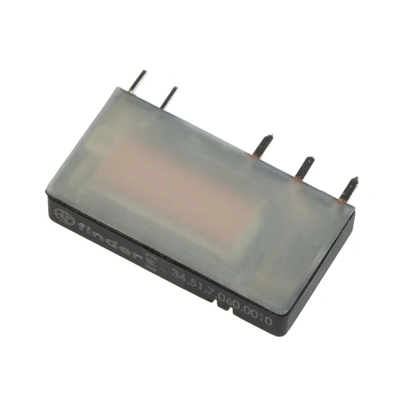 Finder PCB Relay SPDT Contact Configuration 60V DC Coil Voltage 6A Switching Current Power Relay 34.51.7.060.0010