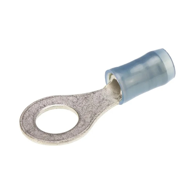 TE Connectivity PIDG Insulated Ring Terminal M6 Stud Size 16 AWG 14 AWG Wire Size Blue 320563