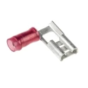TE Connectivity PIDG FASTON .250 Red Insulated Female Spade Connector Crimp 6.35 x 0.81 mm Tab Size 22 AWG to 18 AWG 156667-1
