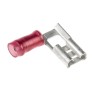TE Connectivity PIDG FASTON .250 Red Insulated Female Spade Connector Crimp 6.35 x 0.81 mm Tab Size 22 AWG to 18 AWG 156667-1