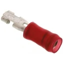 TE Connectivity PIDG FASTON .110 Red Insulated Female Spade Connector Crimp 2.79 x 0.51 mm Tab Size 22 AWG to 18 AWG 640923-1