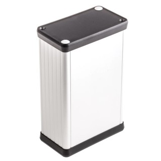 Hammond 1455 Series Aluminium Enclosure 120 mm x 78 mm x 43 mm Black Lid IP54 