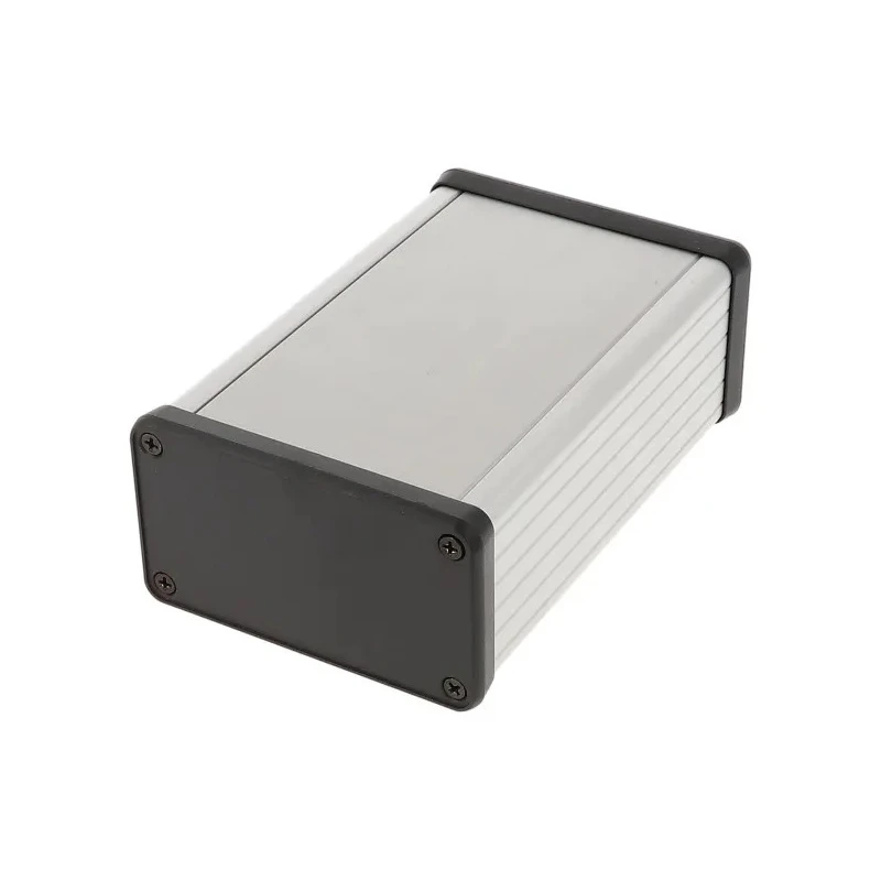 Hammond 1455 Series Aluminium Enclosure 120 mm x 78 mm x 43 mm Black Lid IP54 