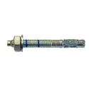 RS PRO Stainless Steel Through Bolt 100 mm Length 9 mm Drill Diameter Bright Zinc Plated Finish 177-6923