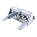 Leitz Hole Punch Diecast Aluminium Round Hole Black Blue Grey Germany 51140184