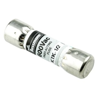 Eaton Cartridge Fuse 500mA Fast Acting Melamine Body, 10 x 38 mm, 600V AC KTK-1/2