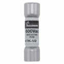 Eaton Cartridge Fuse 500mA Fast Acting Melamine Body, 10 x 38 mm, 600V AC KTK-1/2