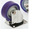 LAG Swivel Castor 250 kg Capacity 100 mm Wheel Diameter Polyamide Hub Roller Bearing 35206