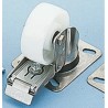 LAG Braked Swivel Castor, Stainless Steel Frame, 370 kg Load Capacity, 150 mm Wheel Diameter 33639 FR