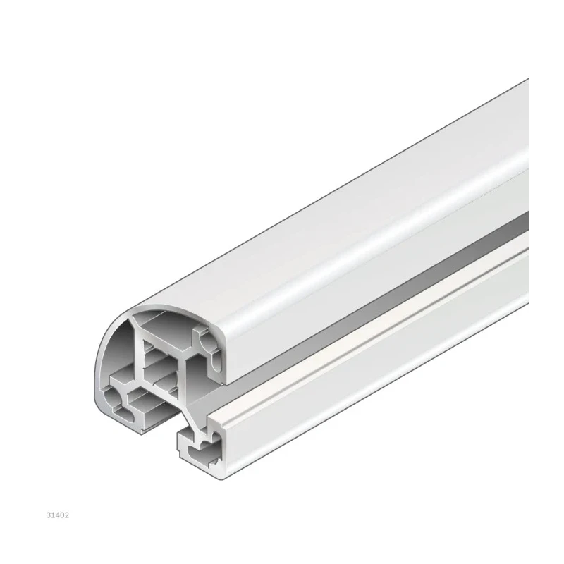 Bosch Rexroth Silver Aluminium Strut Profile 40 x 40 mm 10 mm Groove, 2 m Length, Series MGE 13.2 3842993184/2000