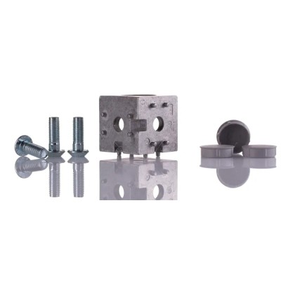 Bosch Rexroth Corner Cube Kit Connecting Component Strut Profile 50 mm Groove Size 10 mm 3842549876