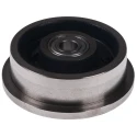 LAG Blue Cast Iron Trolley Wheel, 500 kg Load Capacity, 130mm Diameter, Ball Bearing, Model 1102 CC