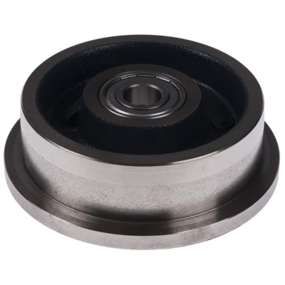 LAG Blue Cast Iron Trolley Wheel, 500 kg Load Capacity, 130mm Diameter, Ball Bearing, Model 1102 CC