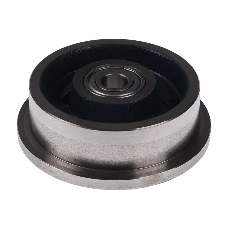 LAG Blue Cast Iron Trolley Wheel, 500 kg Load Capacity, 130mm Diameter, Ball Bearing, Model 1102 CC