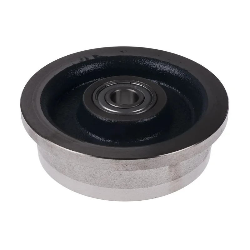 LAG Blue Cast Iron Trolley Wheel, 500 kg Load Capacity, 130mm Diameter, Ball Bearing, Model 1102 CC