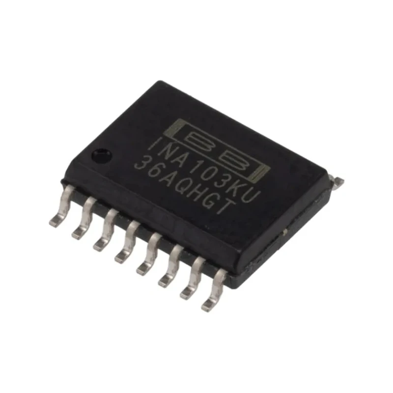 Texas Instruments Instrumentation Amplifier 16-Pin SOIC, 0.25 mV Offset, 6 MHz Gain Bandwidth, 12.5 mA Supply INA103KU
