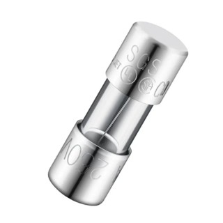 RS PRO 1A Fast Acting Glass Cartridge Fuse 4.6 x 14.5 mm 250V AC SGS Series 177-8115