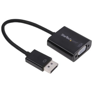 StarTech.com 1 Port DisplayPort to VGA Adapter 100 mm Length 1920 x 1200 Pixel Maximum Resolution DP2VGA3