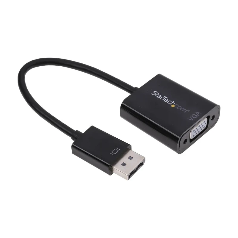 StarTech.com 1 Port DisplayPort to VGA Adapter 100 mm Length 1920 x 1200 Pixel Maximum Resolution DP2VGA3