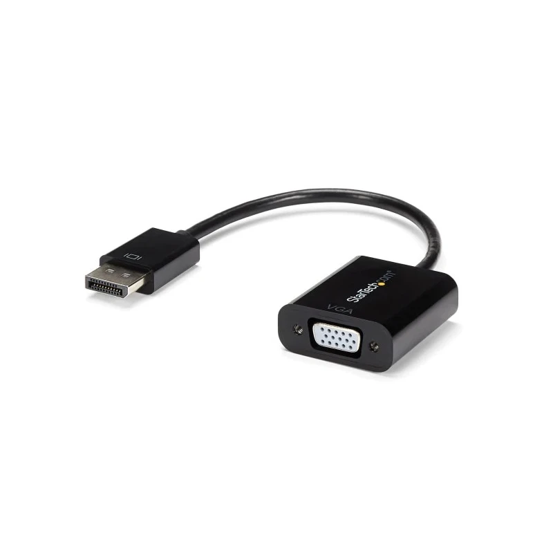 StarTech.com 1 Port DisplayPort to VGA Adapter 100 mm Length 1920 x 1200 Pixel Maximum Resolution DP2VGA3