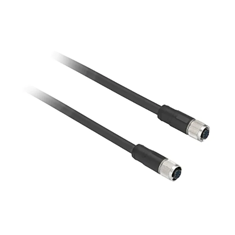 Telemecanique Sensors Female 5 Way Straight to Female 5 Way M12 Sensor Actuator Cable 5 m XZCR1111064D5