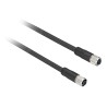Telemecanique Sensors Female 5 Way Straight to Female 5 Way M12 Sensor Actuator Cable 5 m XZCR1111064D5