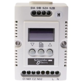 Schneider Electric Adjustable Hygrostat Screw Mount 240V AC NSYCCOHY230VID