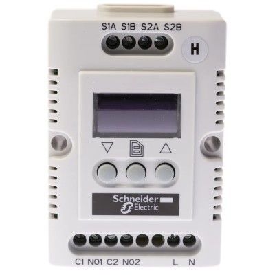 Schneider Electric Adjustable Hygrostat Screw Mount 240V AC NSYCCOHY230VID