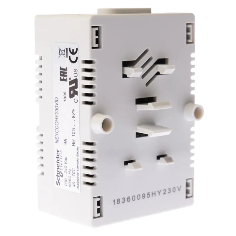 Schneider Electric Adjustable Hygrostat Screw Mount 240V AC NSYCCOHY230VID