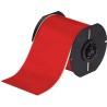 Brady Red Print Label Roll Vinyl 101.6 mm Width, 30.5 m Length B30C-4000-595-RD