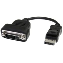 StarTech.com 1 Port Active DisplayPort to DVI-D Video Adapter 146 mm Cable Length DP2DVIS