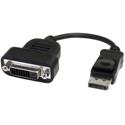 StarTech.com 1 Port Active DisplayPort to DVI-D Video Adapter 146 mm Cable Length DP2DVIS