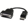 StarTech.com 1 Port Active DisplayPort to DVI-D Video Adapter 146 mm Cable Length DP2DVIS