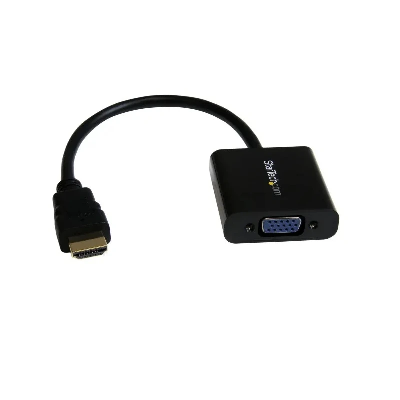 StarTech.com 1 Port HDMI to VGA Adapter 245 mm Length 1920 x 1080 Pixel Maximum Resolution HD2VGAE2