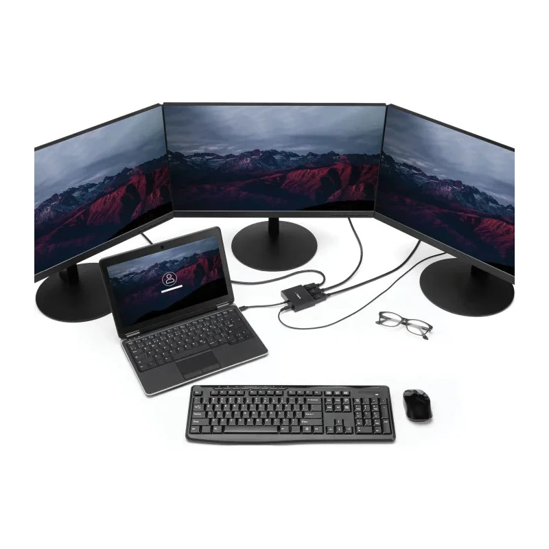 StarTech.com 3 Port 1 Input 3 Output DisplayPort Mini DisplayPort Adapter MSTMDP123DP