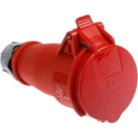 MENNEKES 16A 400V IP44 Red Cable Mount Industrial Power Connector 5 Pole AM-TOP 5
