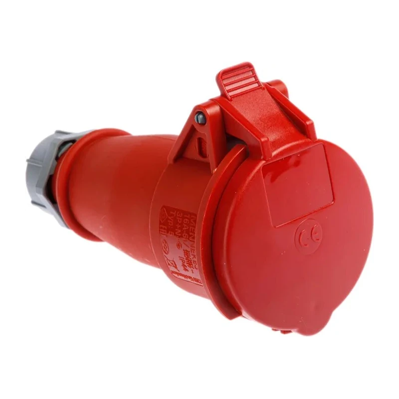 MENNEKES 16A 400V IP44 Red Cable Mount Industrial Power Connector 5 Pole AM-TOP 5