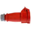 MENNEKES 16A 400V IP44 Red Cable Mount Industrial Power Connector 5 Pole AM-TOP 5