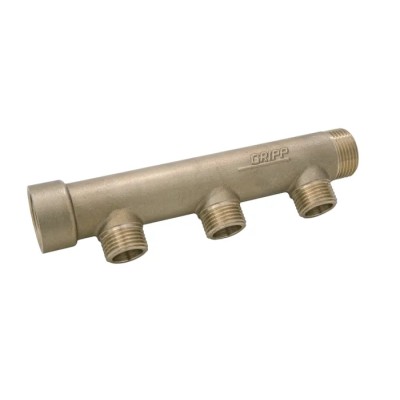 Watts Brass Pipe Fitting Compression Male Metric 3/4 in to Male 1/2 in 003687