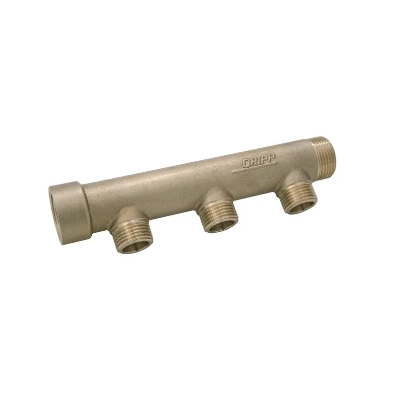 Watts Brass Pipe Fitting Compression Male Metric 3/4 in to Male 1/2 in 003687