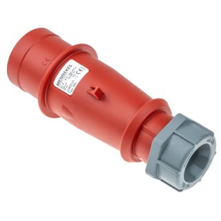 MENNEKES AM-TOP IP44 Red Cable Mount 4P Straight Industrial Power Connector 32A 400V Phase Inverter IP44