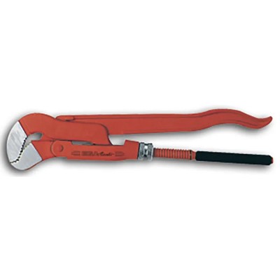Ega-Master Pipe Wrench with 50.8 mm Jaw Capacity, 535 mm Overall Length, Metal Handle, Chrome Vanadium Steel 61013