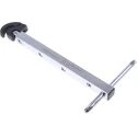 Ega-Master 32 mm Jaw Capacity Pipe Wrench, 460 mm Overall Length, Metal Handle, VDE/1000V Approved Non-Sparking 61009