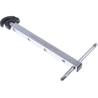 Ega-Master 32 mm Jaw Capacity Pipe Wrench, 460 mm Overall Length, Metal Handle, VDE/1000V Approved Non-Sparking 61009