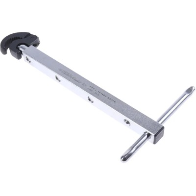 Ega-Master 32 mm Jaw Capacity Pipe Wrench, 460 mm Overall Length, Metal Handle, VDE/1000V Approved Non-Sparking 61009