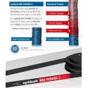 OPTIBELT RED POWER 3 Wedge Belt Rubber, 2513 mm Outside Length, 1282 mm Inside Length, 8 mm Height, 9.7 mm SPZ 1320 RP